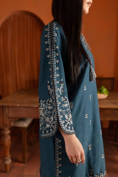 Heer Ready to Wear Embroidered 2-Piece Dress – zinc - Image 3